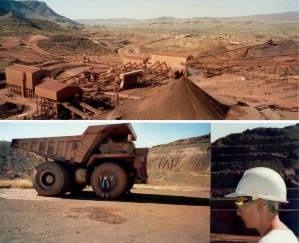 Westaustralien Rundreise, Tom Price, groesste Eisenerz Mine der Welt, Eisenerzmine, Mine