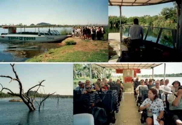 Westaustralien Rundreise, Bootfahrt von Kununurra ueber den Ord River