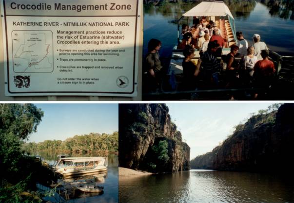 Westaustralien Rundreise, Katherine, Bootfahrt am Katherine River, Nitmiluk Nationalpark