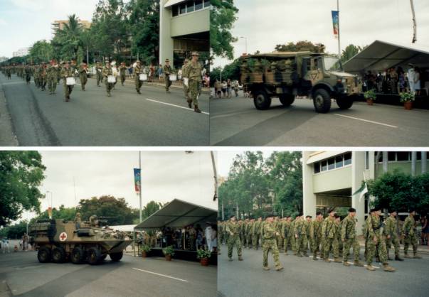 Westaustralien Rundreise, Darwin, Militaerparade