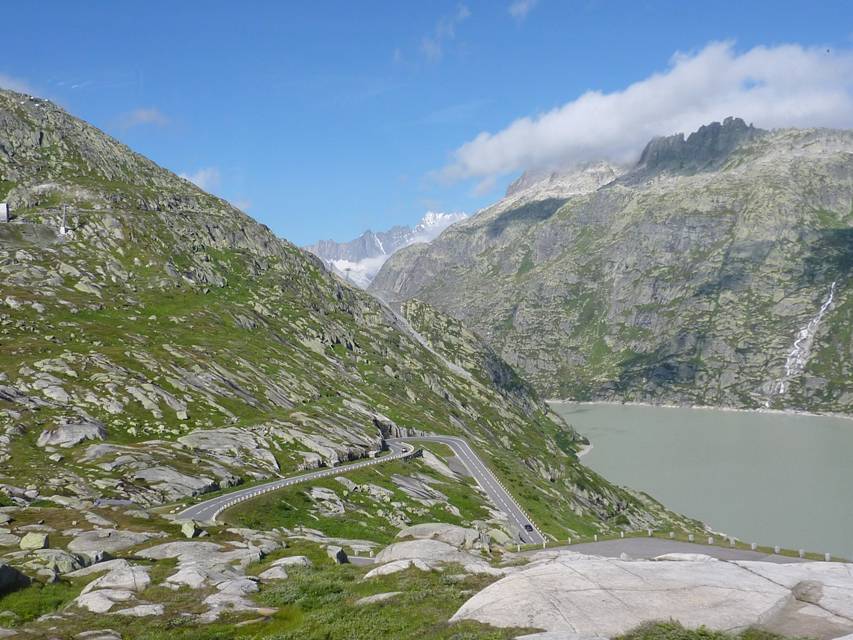 Schweiz Rundreise, Die Grimselpass-Strasse verbindet das Berner Oberland mit dem Oberwallis